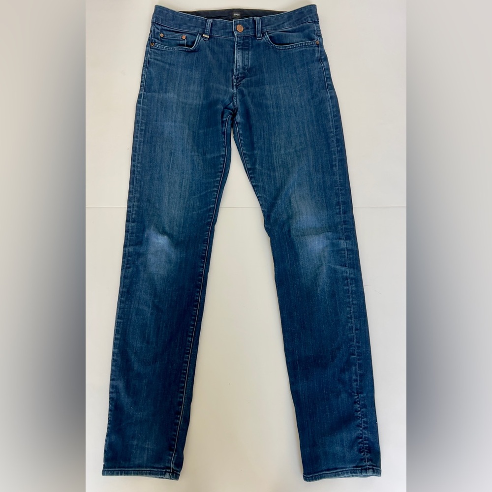 Boss women’s Dark Blue Straight Leg Jeans